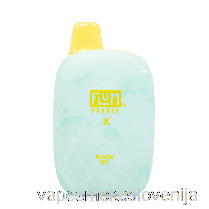 Vape Za Enkratno Uporabo Flum Pebble X 6000 Za Enkratno Uporabo Black Icy